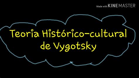 Teoria Histórico Cultural Segundo Vygotsky Youtube