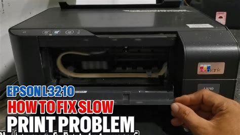 How To Fix Ecotank Epson L3210 Slow Printing Problem Replace Carriage Motor Youtube