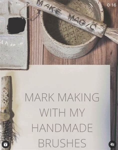 Mark Making w/Handmade Paint Brushes | Handmade paint, Mark making, Diy ...