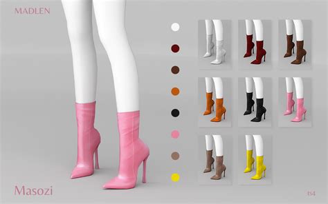 Madlen Masozi Boots Madlen On Patreon Sims Dresses Sims Sims