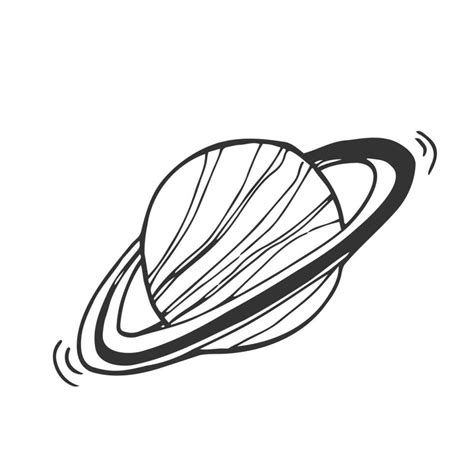 Dibujos Animados Saturno Planeta Vector Clipart Cosmos Concepto 24202806 Vector En Vecteezy