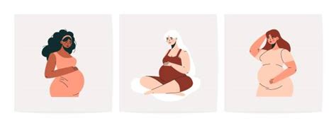 70 Huge Pregnant Belly Background Stock Illustrations Royalty Free