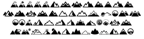 Mountain font by Woodcutter | FontRiver