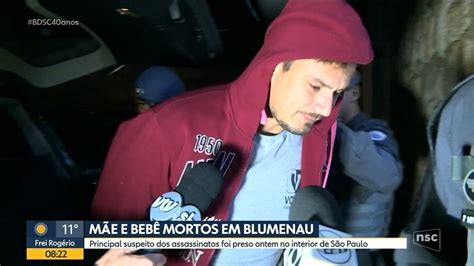 Imagens Mostram Suspeito De Matar Mulher E Filho Bebê Em Sc Dentro De