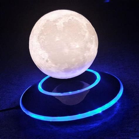 Decbest Levitación Magnética 3d Luna Lámpara Flotante Led L Cuotas