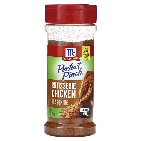 Mccormick Perfect Pinch Rotisserie Chicken Seasoning 5 Oz 141 G