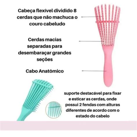 Escova Polvo Para Cabelos Ondulados Cacheados E Crespos Planeta De