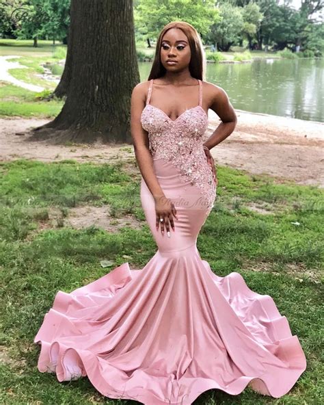 Pink Prom Dress Black Girl Dresses Images 2022