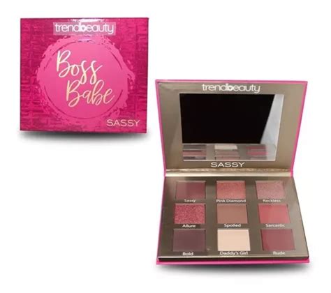 Paleta De Sombras Boss Babe Trendbeauty Tonos Cuotas Sin Inter S