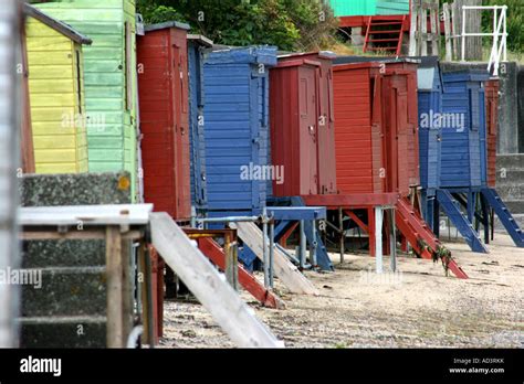 Colourful Beach Houses On The Beach At Morfa Nefyn Lleyn Peninsula