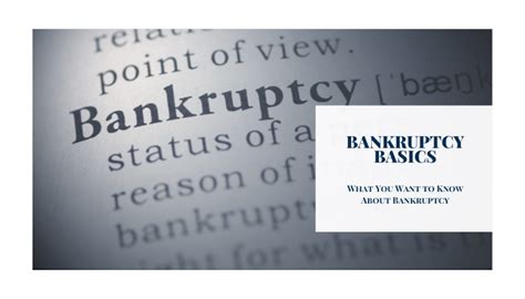 What You Want To Know About Bankruptcy Sbagk Llp