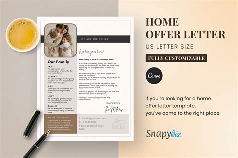 Editable Home Offer Letter Template Real Estate Marketing Off