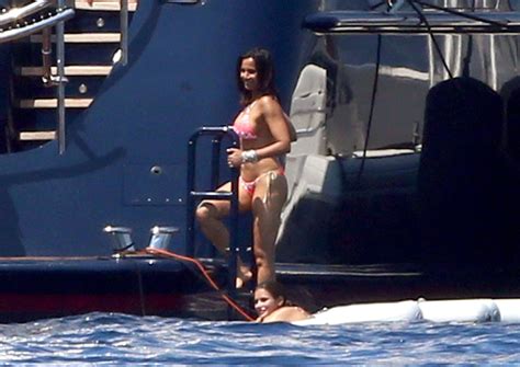 Padma Lakshmi Bikini Candids In Capri Hot Celebs Home