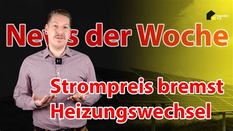 haustec NEWS Strompreis bremst Heizungswechsel Wärmeplanung 3 Tools