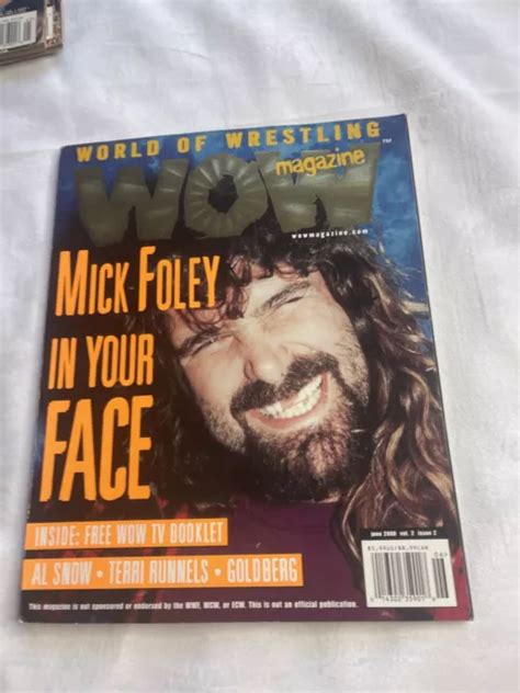 WORLD OF WRESTLING WOW Magazine Mick Foley In Your Face WWF WCW ECW WWE