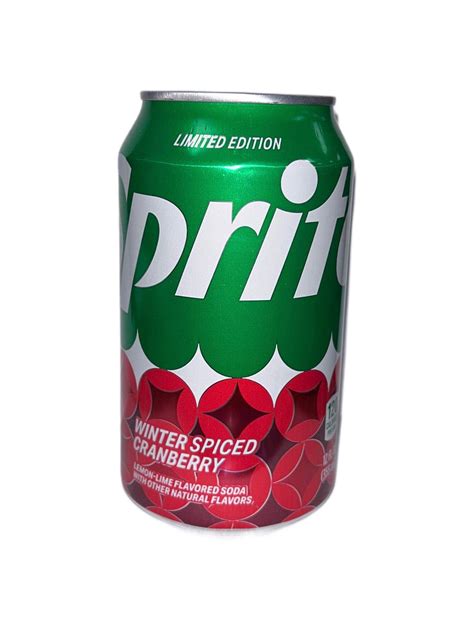 Limited Edition Sprite Winter Spiced Cranberry Can