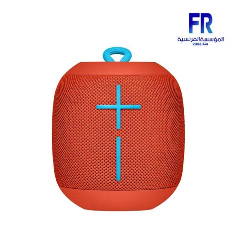 Logitech Ultimate Ears Wonderboom FIreball Red Bluetooth Speaker