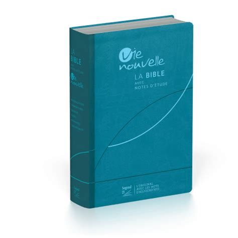 Bible D Tude Vie Nouvelle Segond Illustr E Couverture Rigide