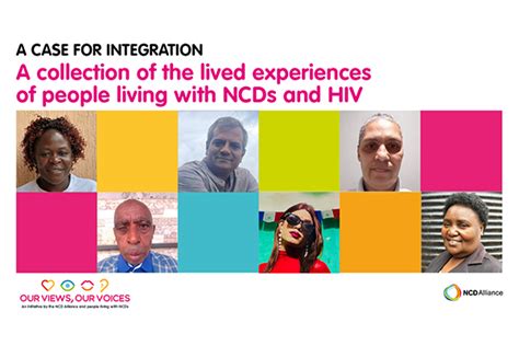 A Collection Of The Lived Experiences Of People Living With Ncds And