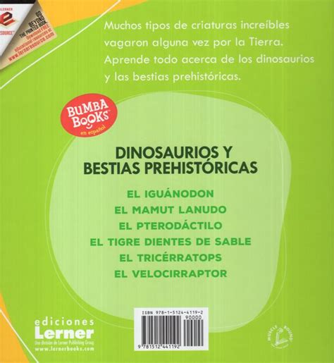 El Tigre Dientes De Sable Saber Toothed Cat Bumba Books En Español