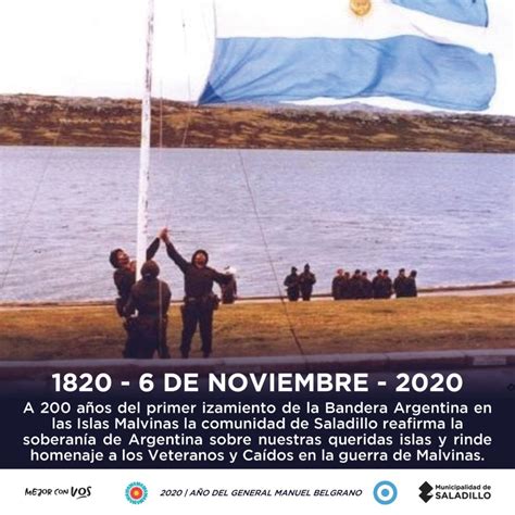 Bicentenario Del Primer Izamiento De La Bandera Argentina En Las Islas Malvinas Georgias Y