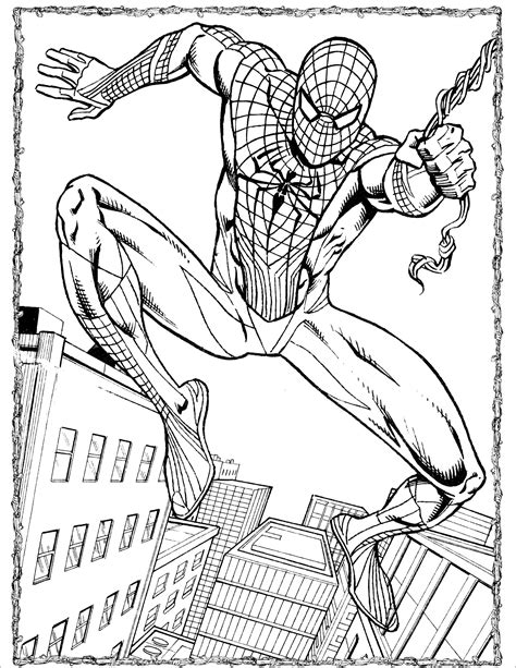 The Amazing Spider Man Coloring Book Coloring Pages