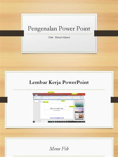 Pengenalan Power Point Pdf