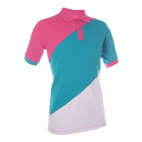 Tricolour Honeycomb Polo T Shirt Singapore Uno Apparel