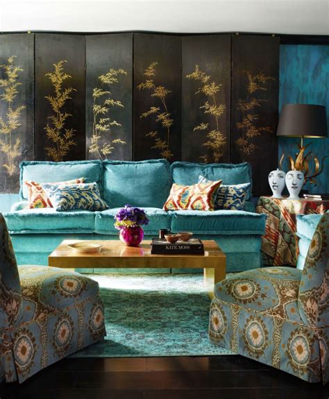 turquoise living room interiors  color  interior decorating ideas