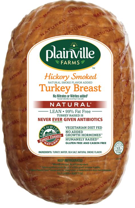 Natural Hickory Smoked Turkey Breast Bulk — Plainville Farms