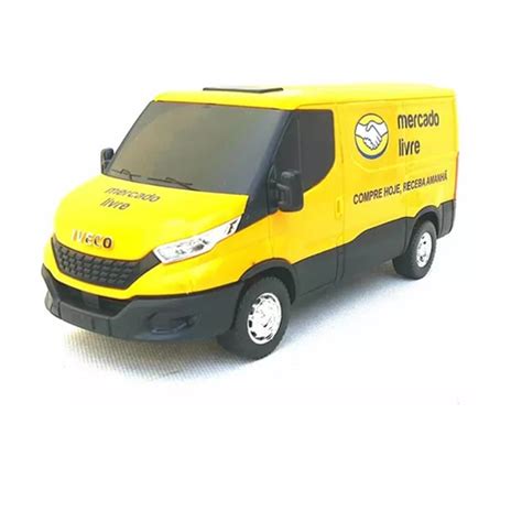 Miniatura Iveco Daily Abre As Portas Escala Van De Entrega Da