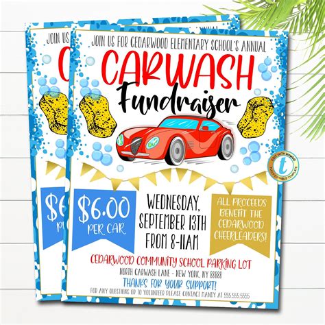 Car Wash Fundraiser Signs