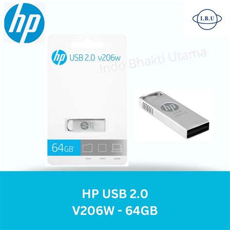 Jual Hp Flashdisk Usb 2 0 V206w 64gb Usb 64gb Original Shopee Indonesia