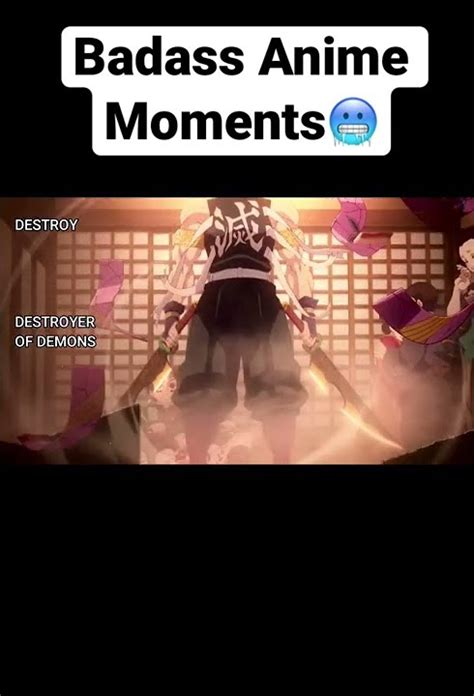 Badass Anime Moments 🥶 Anime Animeedit Badassanime Shorts Demonslayer Fyp Topanime Trend