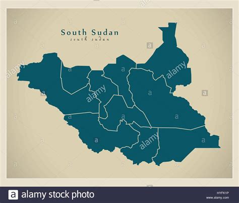 Administrative Divisions Of Sudan Map Hi Res Stock Photography And