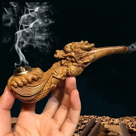 Luxury Hand Carved Greek Briar Wood Smoking Pipe