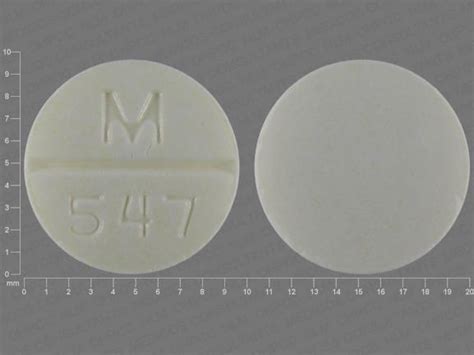 M 547 Pill White Round 10mm - Pill Identifier