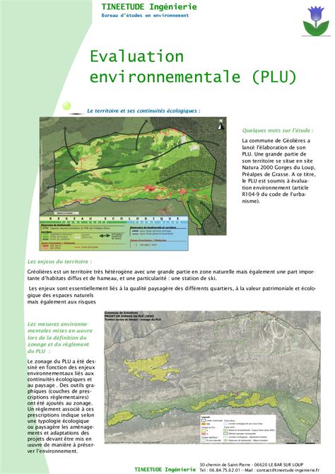 Calaméo FP Evaluation environnementale PLU