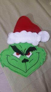 Como Hacer Grinch Navide O Para Puerta En Formas