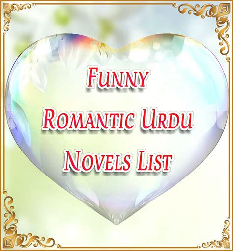 20 Funny Romantic Based Urdu Novels List