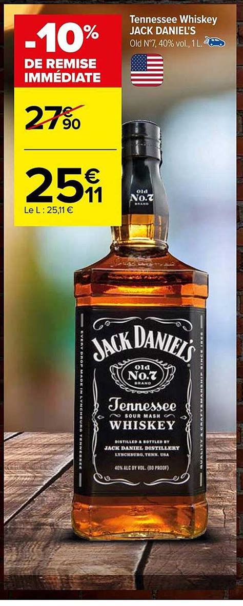 Promo Tennessee Whiskey Jack Daniel S Chez Carrefour ICatalogue Fr