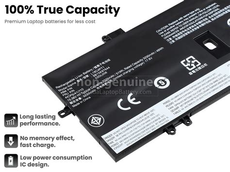 Lenovo ThinkPad X1 YOGA GEN 4 long life replacement battery | Canada ...