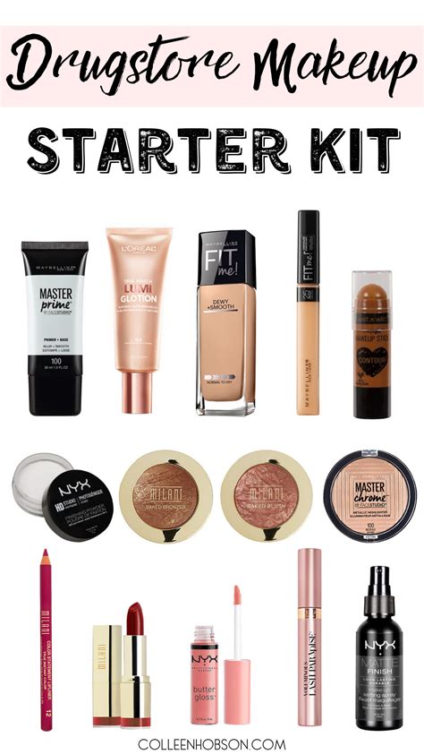 The Perfect Drugstore Makeup Starter Kit For Beginners Artofit