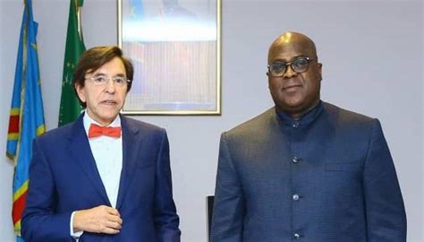 RDC Belgique Tshisekedi Et Di Rupo Saccordent Sur Lintensification