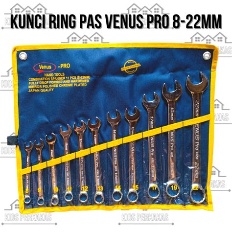 Kunci Ring Pas Lengkap 1 Set 8 22 11 Set Venus Pro Konci Pas Ring Full