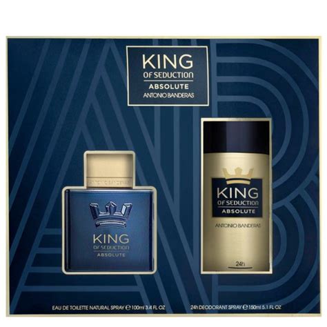 Kit King Of Seduction Absolute Perfume 100 Ml Desodorante Spray 150