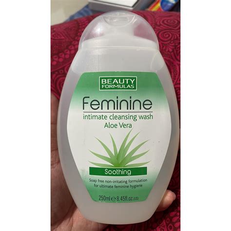 Beauty Formulas Feminine Intimate Cleansing Wash Aloe Vera Soothing