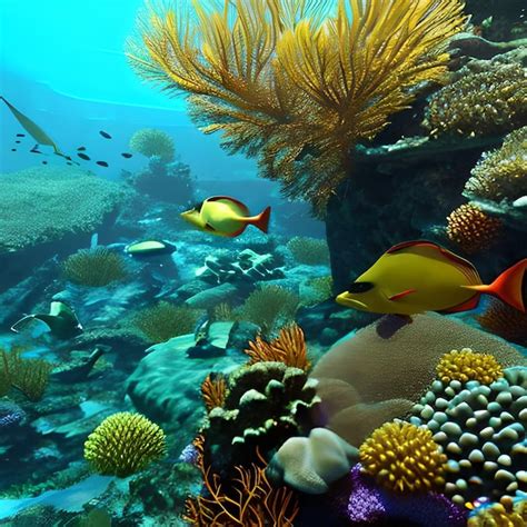 Premium Photo | Stunning underwater scenes with vibrant marine life