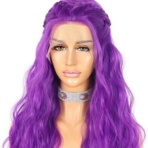 Fashiondeityshair Hair 24 Purple Wavy Lace Front Wig New Poshmark