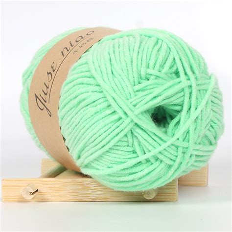 Ycenadp Diy Knitting Cotton Wool 5 Strands Of Milk Cotton Diy Wool Hat